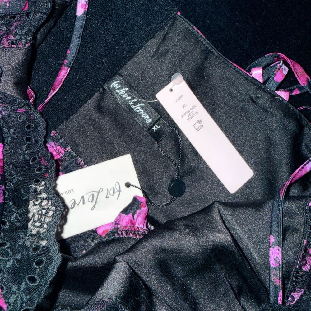 NWT For Love & Lemons Farrah Floral Satin Bustier Size XL - Picture 5 of 15